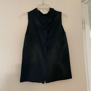 Vintage Woman’s Boom Sleeveless Black Top Size M
